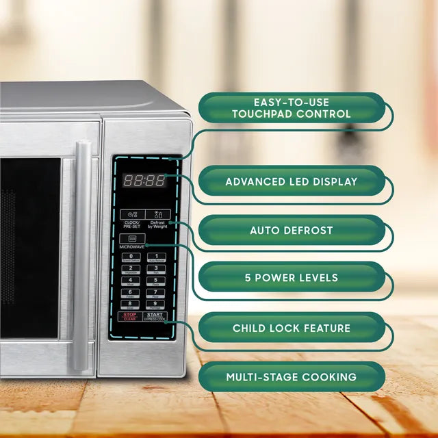 Croma 20L Solo Microwave Oven with Temperature Sensor (Grey) (OPENBOX)