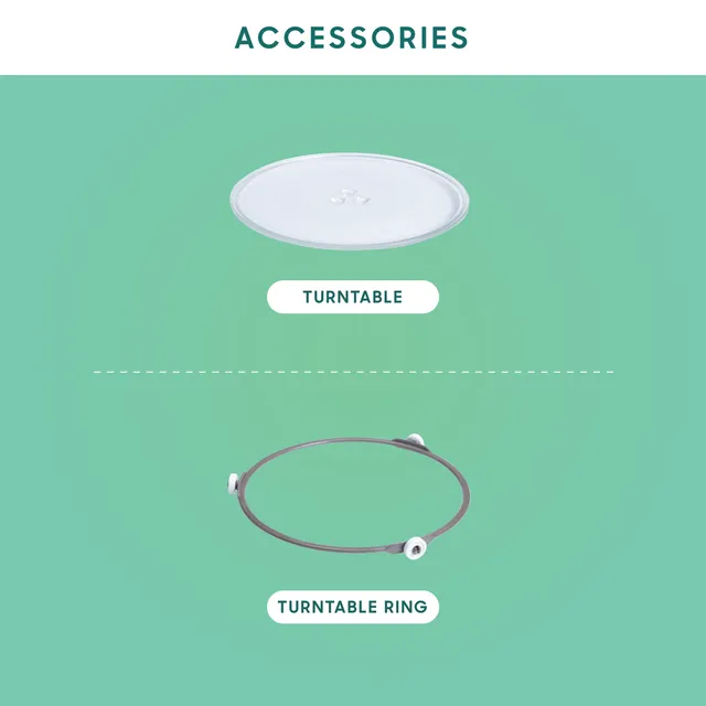 Croma 20L Solo Microwave Oven with Temperature Sensor (Grey) (OPENBOX)