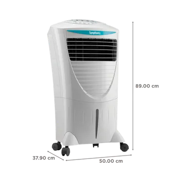 Symphony Hi Cool i 31 Litres Room Air Cooler with i-Pure Technology (Touch Control Panel, White) (OPENBOX)