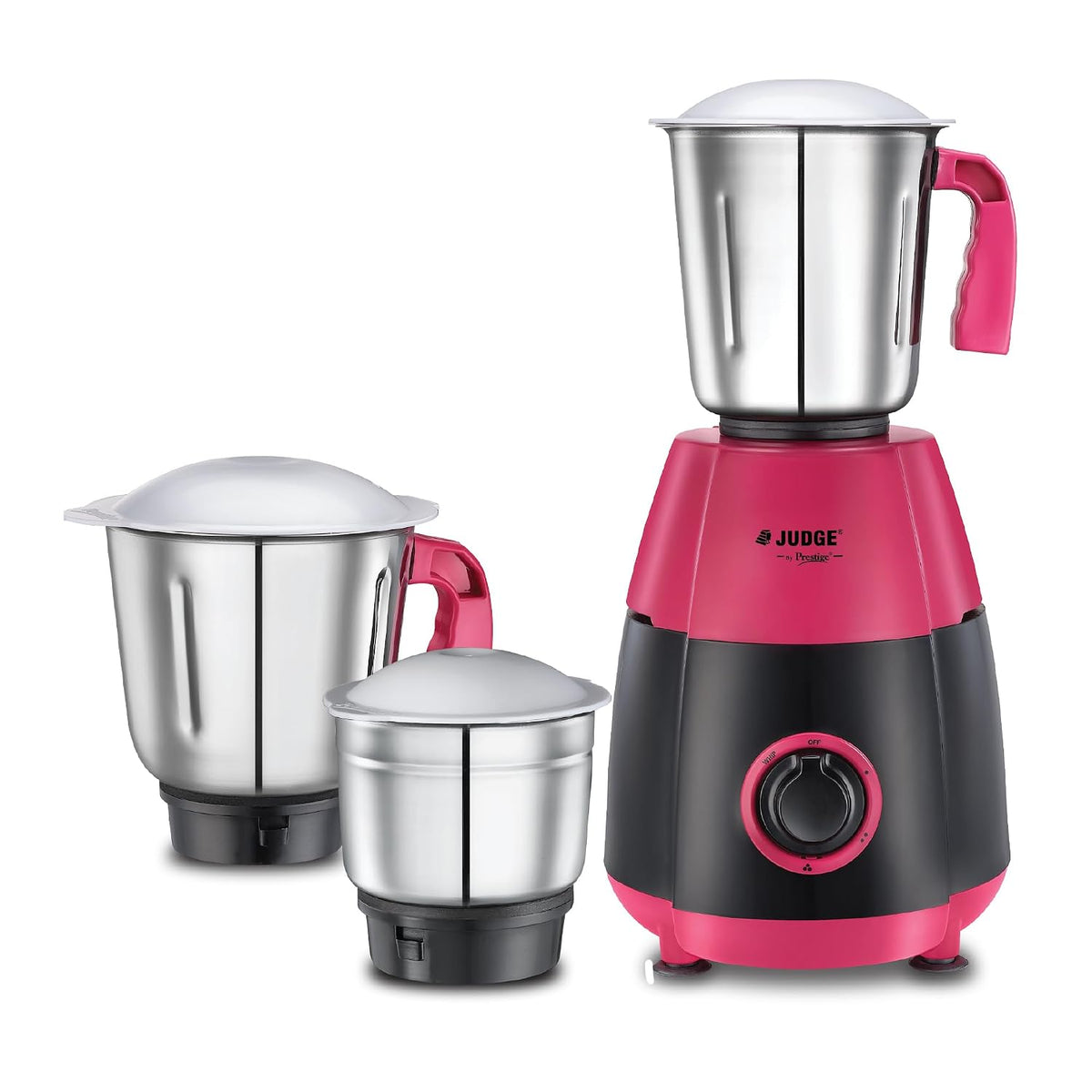 Judge By Prestige 750 Watts Aura Mixer Grinder with 3 Stainless Steel Jars| - OPEN BOX
