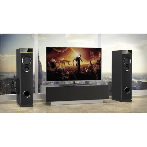 PHILIPS 80W Multimedia Speaker (Surround Sound, 2.0 Channel, Black) (OPENBOX)