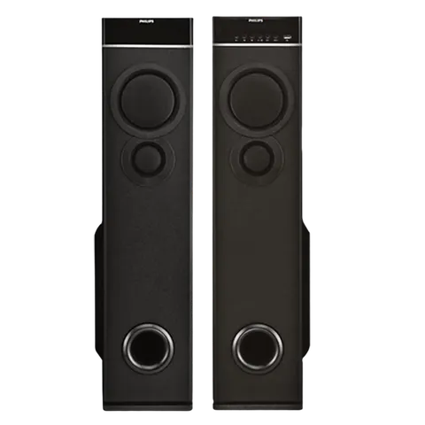 PHILIPS 80W Multimedia Speaker (Surround Sound, 2.0 Channel, Black) (OPENBOX)