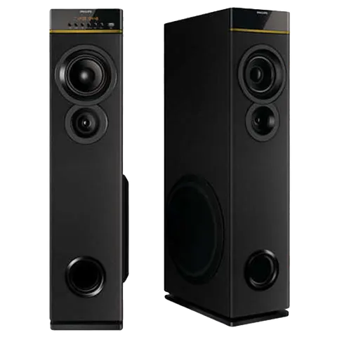 PHILIPS 80W Multimedia Speaker (Surround Sound, 2.0 Channel, Black) (OPENBOX)