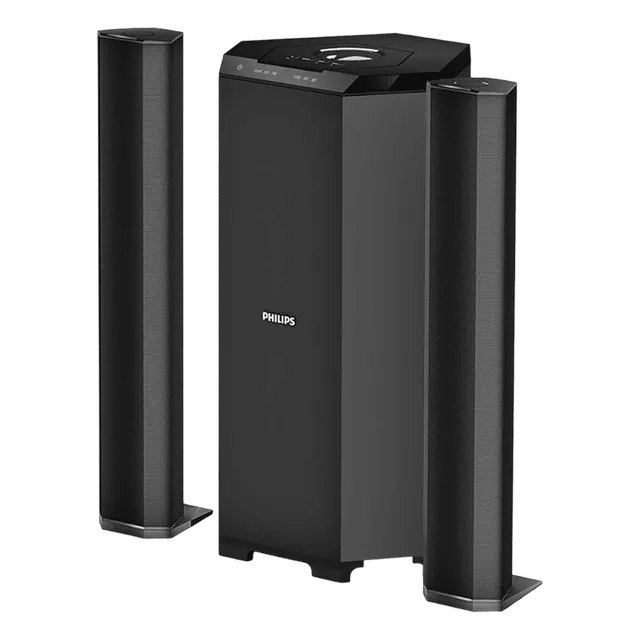 PHILIPS 80W Multimedia Speaker (High Fidelity Sound, 2.1 Channel, Black) (OPENBOX)