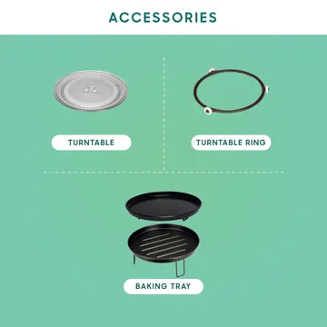 Croma 25L Convection Microwave Oven with LED Display (Black) (OPENBOX)