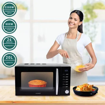 Croma 20L Convection Microwave Oven with LED Display (OPENBOX)