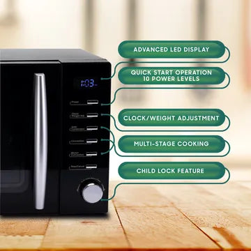 Croma 20L Convection Microwave Oven with LED Display (OPENBOX)