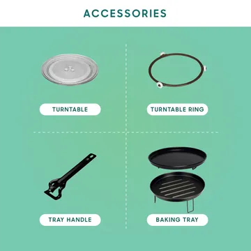 Croma 20L Convection Microwave Oven with LED Display (OPENBOX)