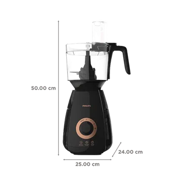 PHILIPS Avance Collection 750 Watt 4 Jars Mixer Grinder (20000 RPM, Gear Drive Technology, Black) (OPENBOX)