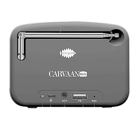 SAREGAMA Carvaan Mini 2.0 Hindi 5W Portable Bluetooth Speaker (4 Hours Playtime, 2.0 Channel, Moonlight Black) (OPENBOX)