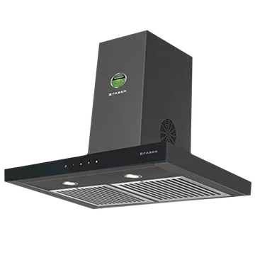 FABER STILUX 3D T2S2 BK TC LTW 90cm 1095m3/hr Ducted Wall Mounted Chimney with Touch Control Panel (Black) (OPENBOX)