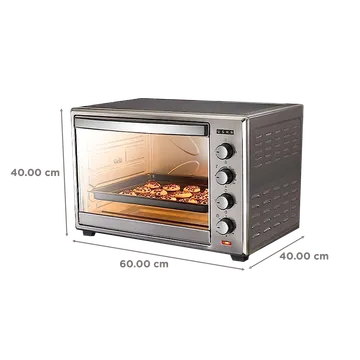 USHA 3760RCSS 60L Oven Toaster Grill with Rotisserie Function (Steel) (OPENBOX)