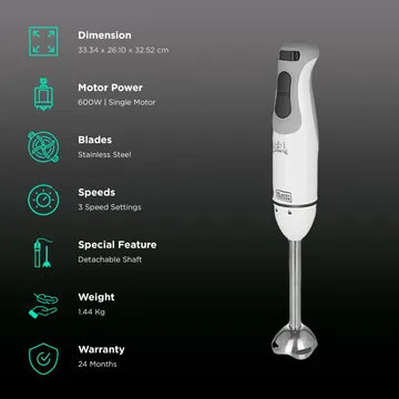 CROMA BLENDER BS 3IN1 600W (OPENBOX)