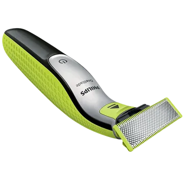 PHILIPS OneBlade Rechargeable Cordless Shaver for Face for Men (60min Runtime, Unique OneBlade Technology, Lime Green & Charcoal Grey) (OPENBOX)