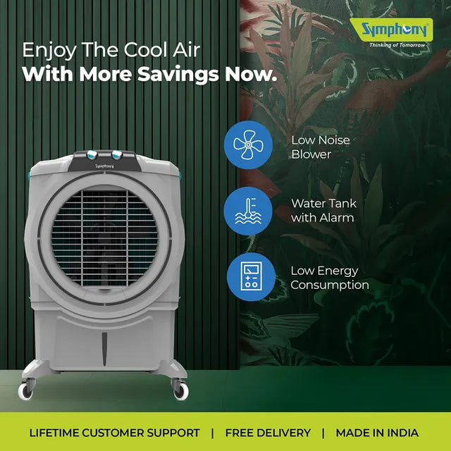 Symphony Sumo 75 XL 75 Litres Desert Air Cooler with i-Pure Technology (Powerful +Air Fan, White) (OPENBOX)
