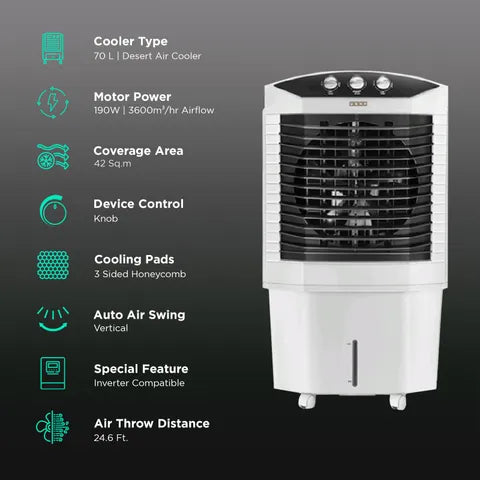 USHA D/COOLER 70L DYNAMO 70DD1 ( OPENBOX)