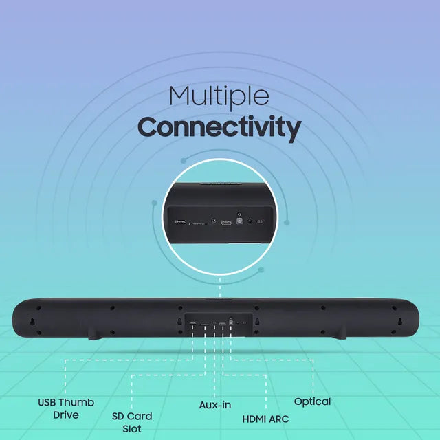 Croma 240W Bluetooth Soundbar with Remote (Rich Bass, 2.1 Channel, Black) (OPENBOX)