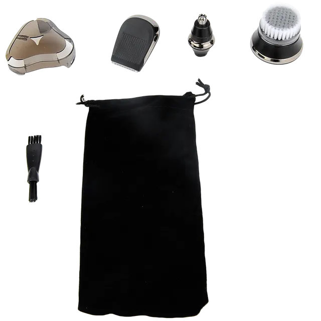 SWISS MILITARY SHV6ACC Grooming Accessories Kit for SHV-6 (Pack of 4, 4-in-1 Multi-Functional, Black) (OPENBOX)