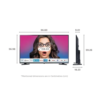 SAMSUNG Series 5 108 cm (43 inch) Full HD LED Smart Tizen TV with Hyper Real Picture Engine (OPENBOX)