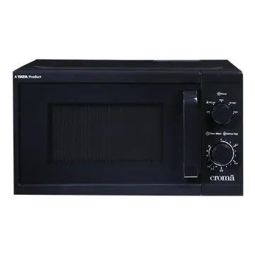 Croma M20 20L Solo Microwave Oven with Temperature Sensor (Black) (OPENBOX)