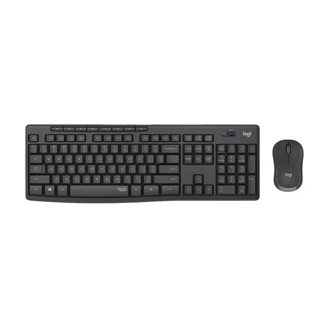 logitech MK295 Silent Wireless Keyboard & Mouse Combo (Spill Resistant, Black) (OPENBOX)