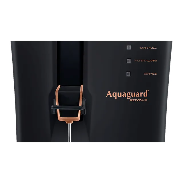 Aquaguard Royale 5.5L RO + UV + MTDS + SS Smart Water Purifier with Active Copper Zinc Booster Tech and 7 Stage Purification (Black/Bronze) (OPENBOX)