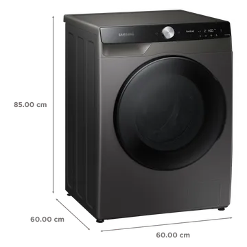 SAMSUNG 10.5/7 kg Inverter Fully Automatic Front Load Washer Dryer (WD10T704DBX/TL, AI Control Display, Inox) (OPENBOX)