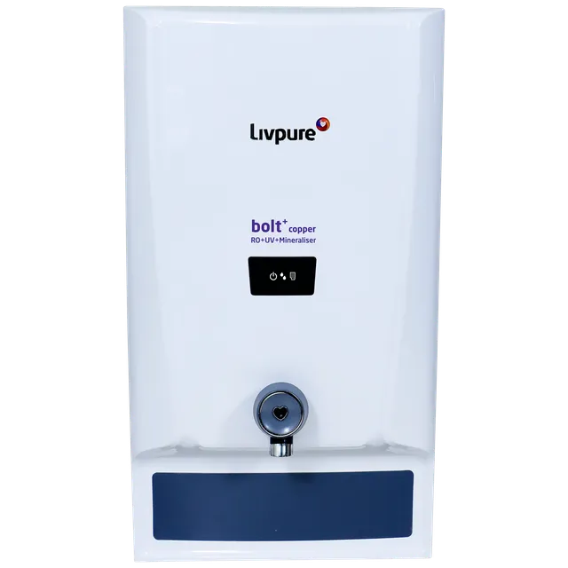 Livpure Bolt Plus 7L RO + UV + Mineraliser Water Purifier with 7 Stage Purification (White/Blue) (OPENBOX)