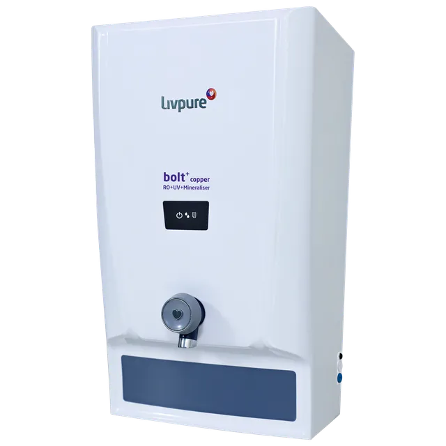 Livpure Bolt Plus 7L RO + UV + Mineraliser Water Purifier with 7 Stage Purification (White/Blue) (OPENBOX)