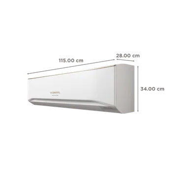 O GENERAL CET Series 1.5 Ton 5 Star Inverter Split AC (Copper Condenser, PM 2.5 Filter, ASGG18CETAB) (OPENBOX)
