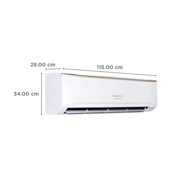 O GENERAL CET Series 2 Ton 5 Star Inverter Split AC (Copper Condenser, PM 2.5 Filter, ASGG24CETAB) (OPENBOX)