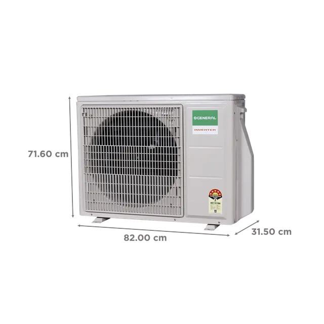 O GENERAL CET Series 2 Ton 5 Star Inverter Split AC (Copper Condenser, PM 2.5 Filter, ASGG24CETAB) (OPENBOX)
