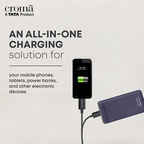 Croma Type-C Cable (model CRSTPURCBA040601) (OPENBOX)