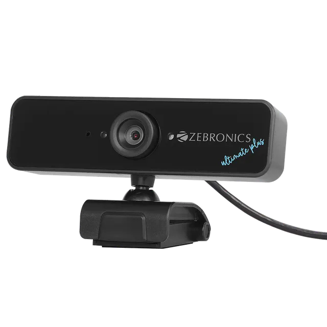 ZEBRONICS USB Web Cam (Night Vision, ZEB-Ultimate Plus, Black) (OPENBOX)