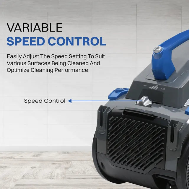 Croma 2200W Dry Vacuum Cleaner with Multi Cyclonic Technology (Auto Cord Winder, Blue) (OPENBOX)