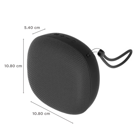 Croma 15W Portable Bluetooth Speaker (Rich Bass with Class D Amplifier, Stereo Channel, Black) (OPENBOX)