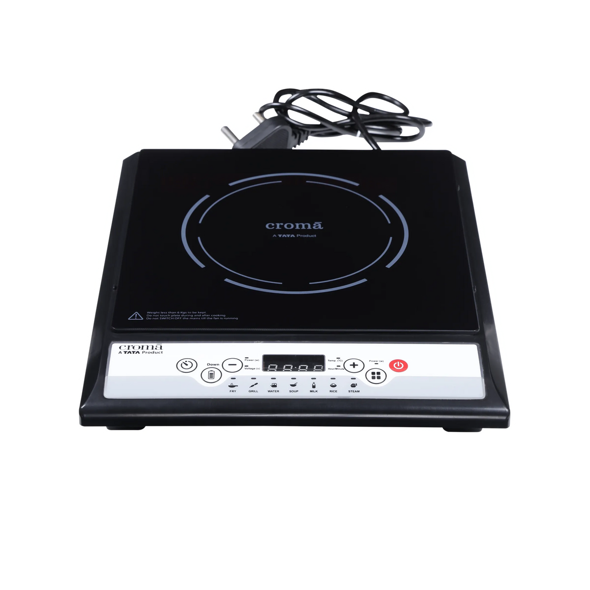 Croma 1400W Induction Cooktop with 7 Preset Menus (OPENBOX)