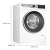BOSCH 10 kg 5 Star Fully Automatic Front Load Washing Machine (Series 6, WGA254A0IN, EcoSilence Drive, White) (OPENBOX)