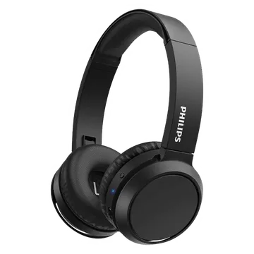 Philips Audio TAH4205XTBK/00 Bluetooth 5.0, Bass Booster, Quick Charging Upto 29H Playtime, 32mm Driver, Compact Folding Design Bluetooth Wireless On Ear Headphones with Mic (Black) (OPENBOX)