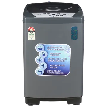 Croma 7.5 kg 5 Star Fully Automatic Top Load Washing Machine (CRLWMD702STL75, Fuzzy Control, Grey) (OPENBOX)