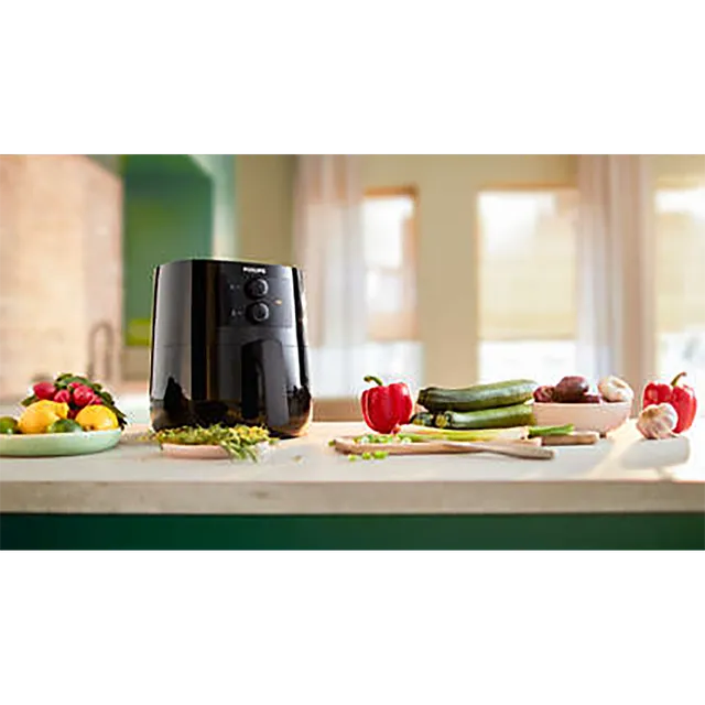 PHILIPS Spectre 4.1L 1400 Watt Air Fryer with Rapid Air Technology (Black) (OPENBOX)