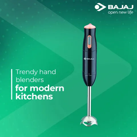 BAJAJ 300 Watt Hand Blender (Silent DC Motor, Black) (OPENBOX)
