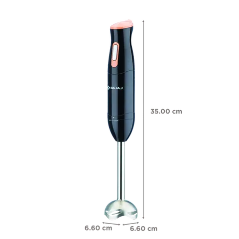 BAJAJ 300 Watt Hand Blender (Silent DC Motor, Black) (OPENBOX)