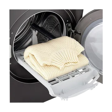 LG 9 kg 5 Star Inverter Fully Automatic Front Load Dryer (DHV09SWB, Wi-Fi Support, Black) (OPENBOX)