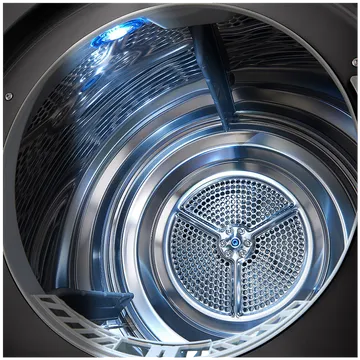 LG 9 kg 5 Star Inverter Fully Automatic Front Load Dryer (DHV09SWB, Wi-Fi Support, Black) (OPENBOX)