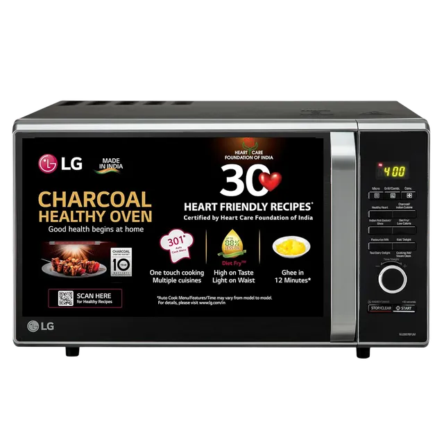 LG 28L Charcoal Convection Microwave Oven (MJ2887BFUM)