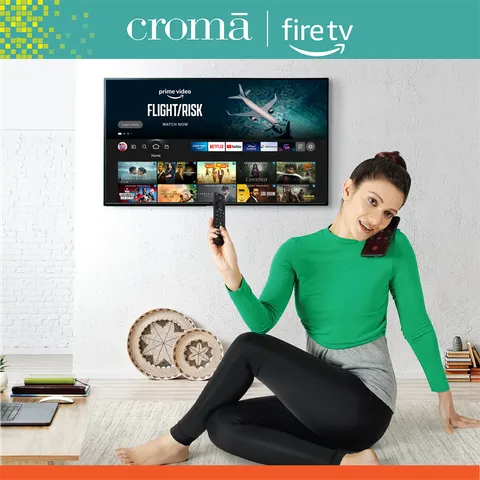 Croma Fire TV 127 cm (50 inch) 4K Ultra HD LED Fire TV with Alexa Compatibility (OPENBOX)