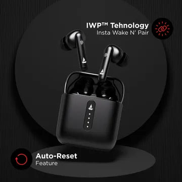 boAt Airdopes 148 TWS Earbuds with Environmental Noise Cancellation (IPX4 Sweat & Water Resistant, 42 Hours Playtime, Black) (OPENBOX)