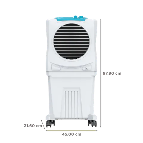 Symphony Sumo 40 XL 40 Litres Desert Air Cooler with Whisper-Quiet Operation (Cool Flow Dispenser, White) (OPENBOX)