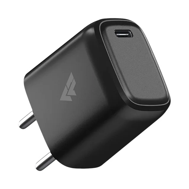 Vaku Neutron 30W Type C Fast Charger (Adapter Only, Multi Protocol Support, Black) (OPENBOX)